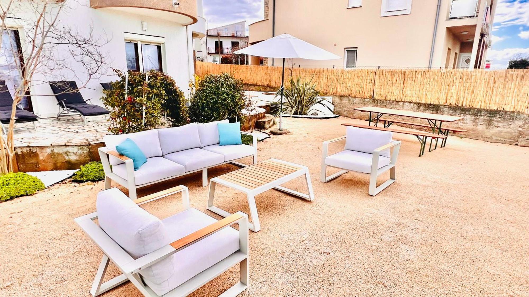 Luxury Beach Villa W Sea Sunset Views Шибеник Экстерьер фото
